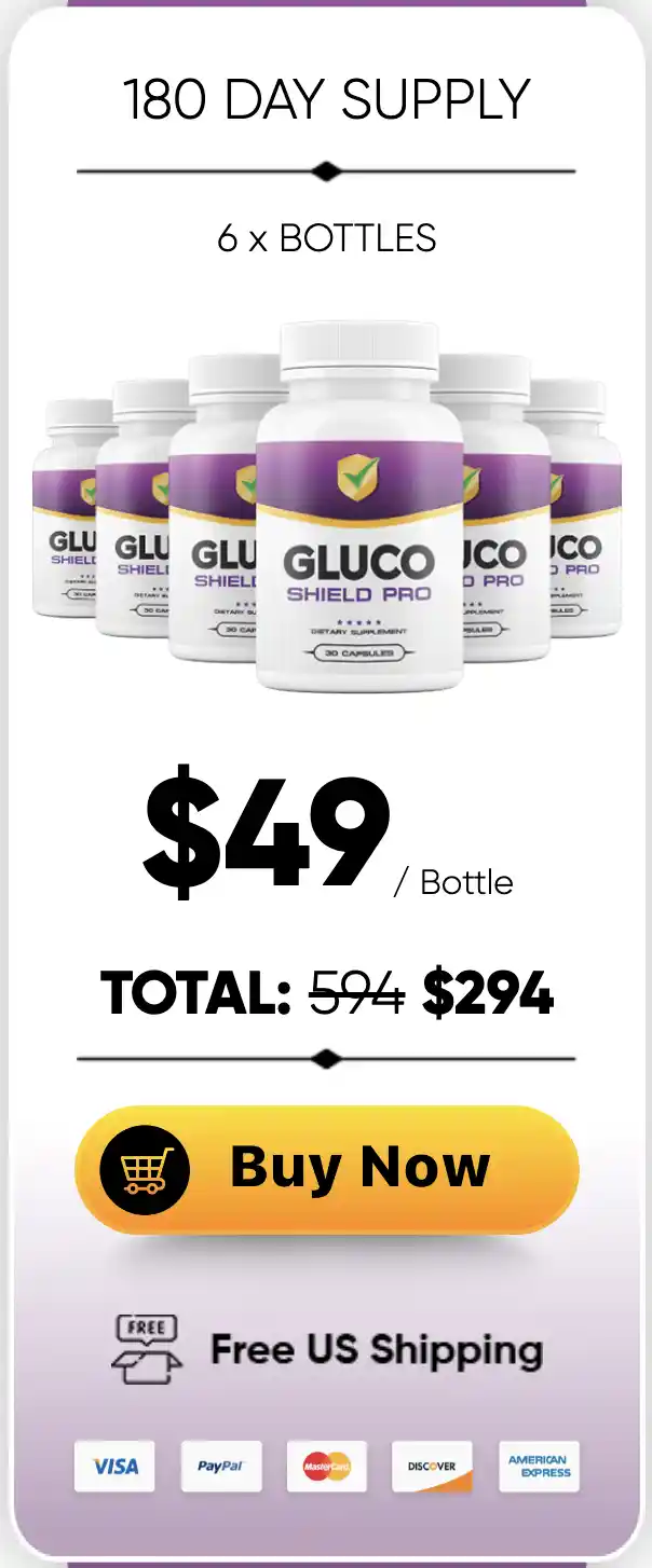 Gluco Shield Pro 6 bottles
